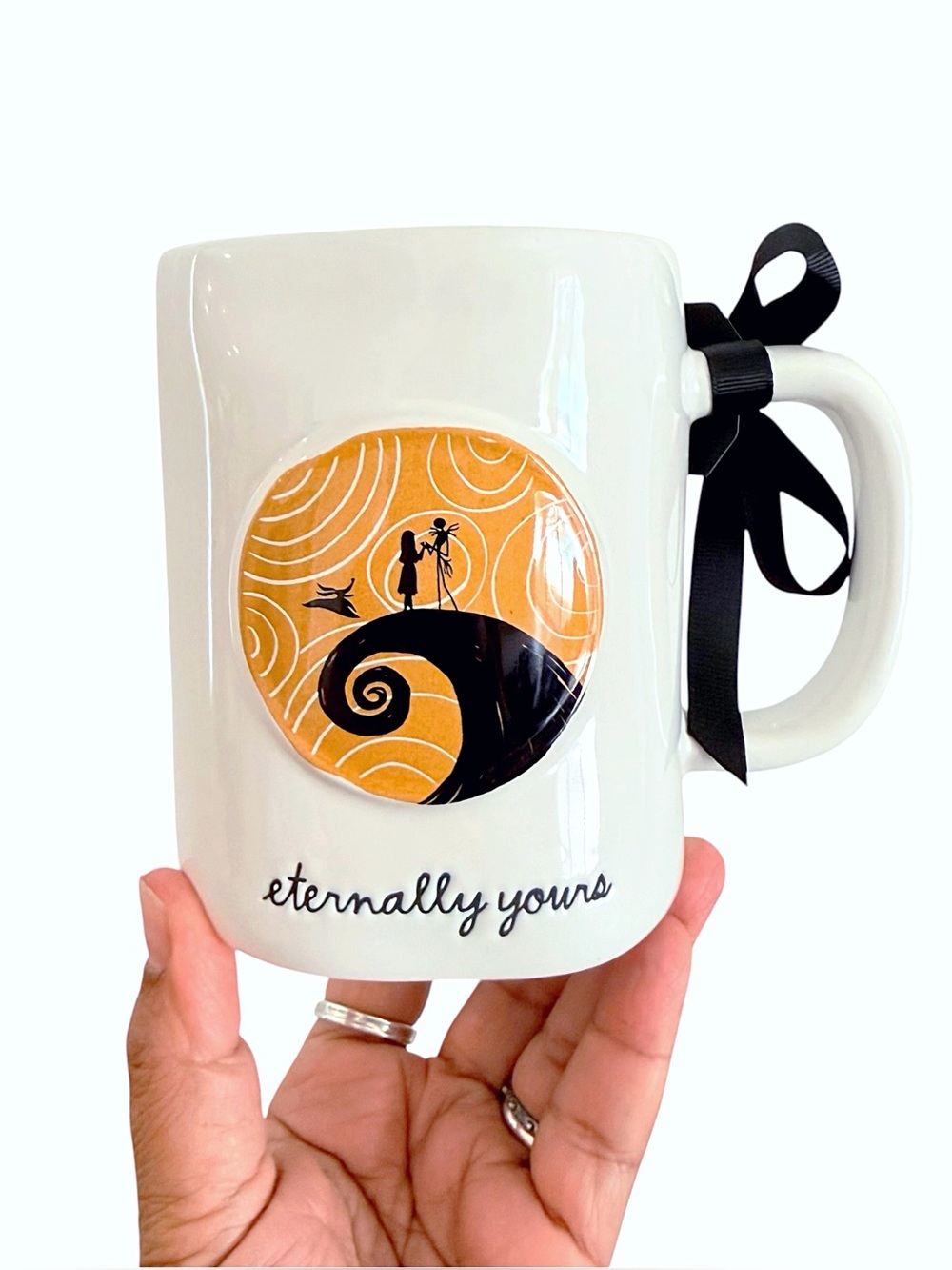 Rae Dunn X The Nightmare Before Christmas Eternally Yours White Ceramic Mug